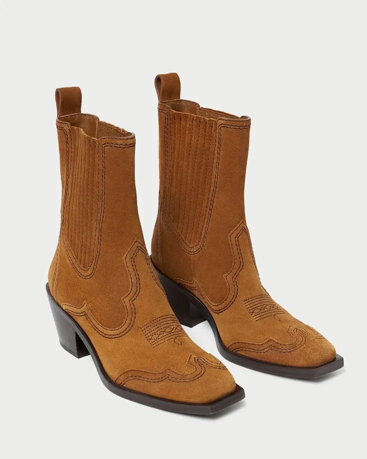 Loeffler Randall Agnes Cowboy Ankle Boot