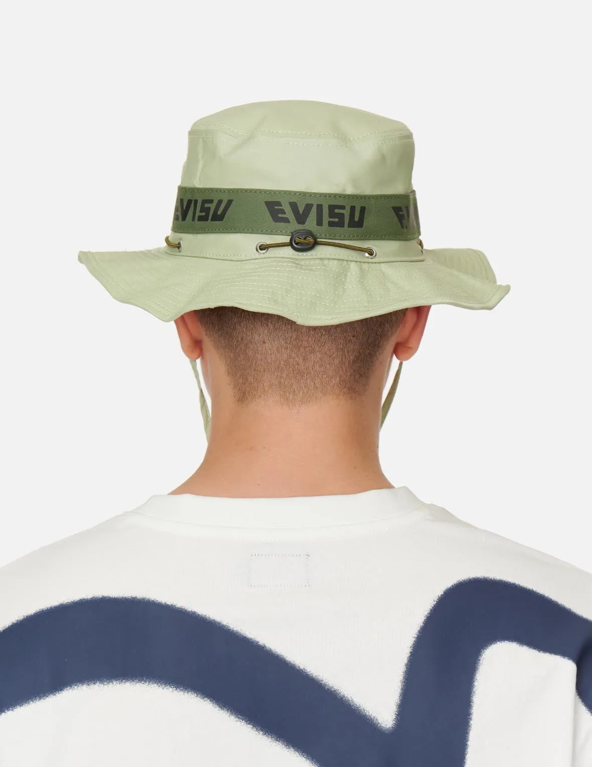 Logo Print Tape Camping Hat