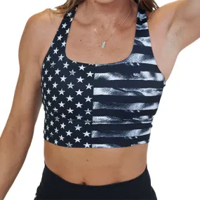 Longline Bra | Stars & Stripes