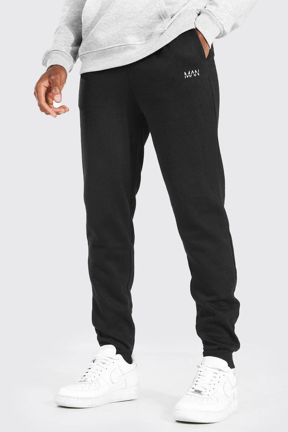 Loose Fit Original MAN Joggers | boohooMAN UK