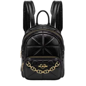 Love Moschino Ziano Geometric Quilted Nero JC4157PP1L - Black - Shop Now