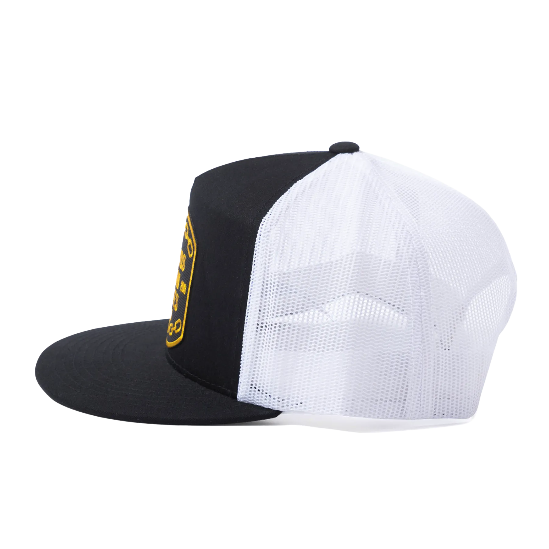 Low Places Chains Flat Bill Trucker Snapback - Gold