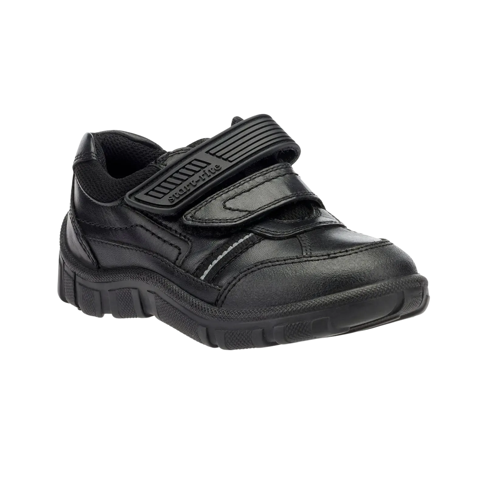 Luke School Shoes for Boys in Black