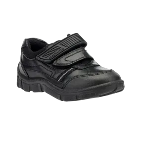 Luke School Shoes for Boys in Black