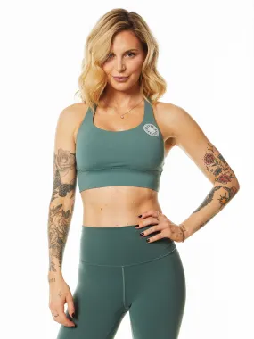 Lululemon | Energy Longline Bra | Medium Forest