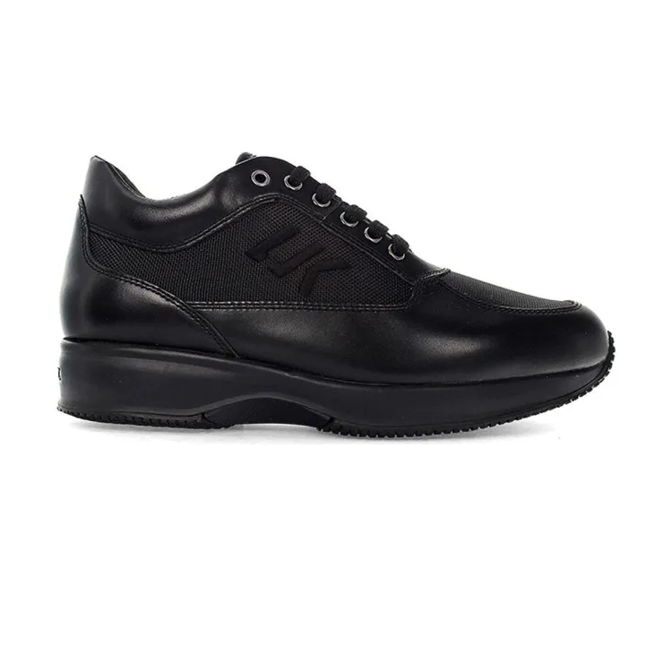 Gents Black Lace-Up Sneakers by Lumberjack 013 RAUL