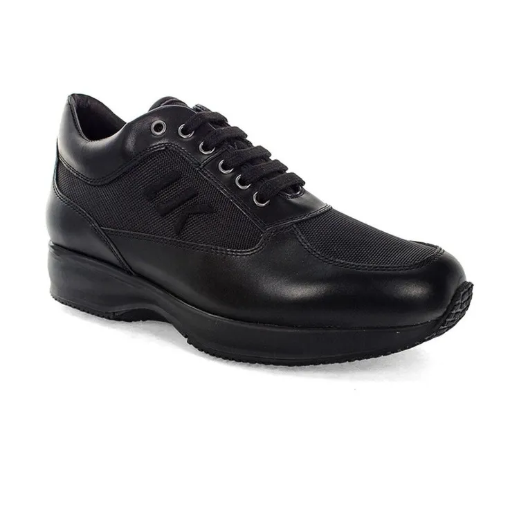 Gents Black Lace-Up Sneakers by Lumberjack 013 RAUL