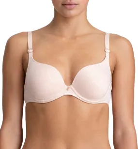 Marie Jo Heart Shape Padded Underwire Bra in Silky Tan