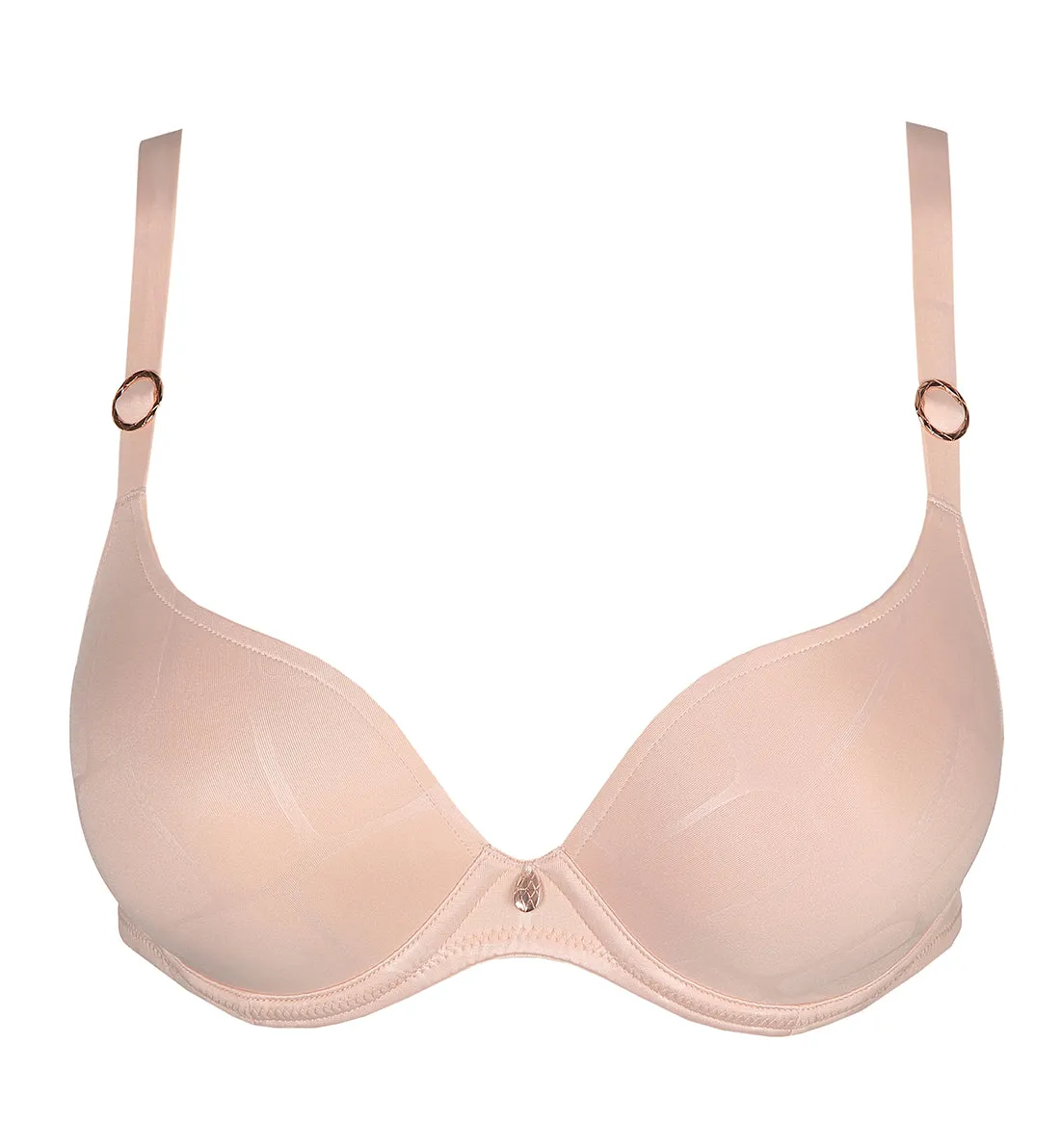 Marie Jo Heart Shape Padded Underwire Bra in Silky Tan