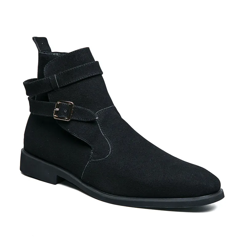 MBluxy Leather Men Boots