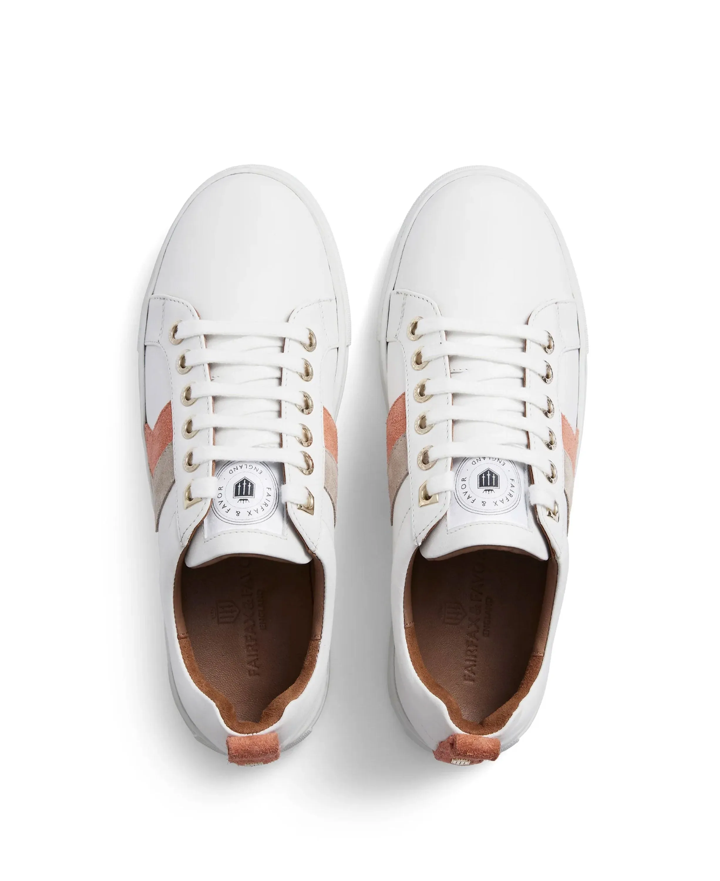 Melon/Stone White Alexandra Trainer