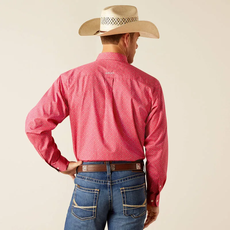 Men's Ariat Brennan Pink Shirt