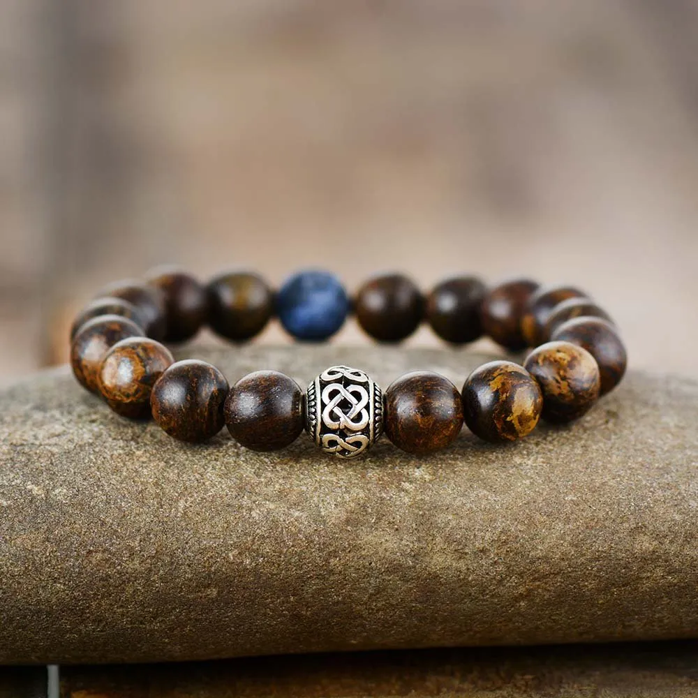 Bronzite Bracelet for Men from Tibet