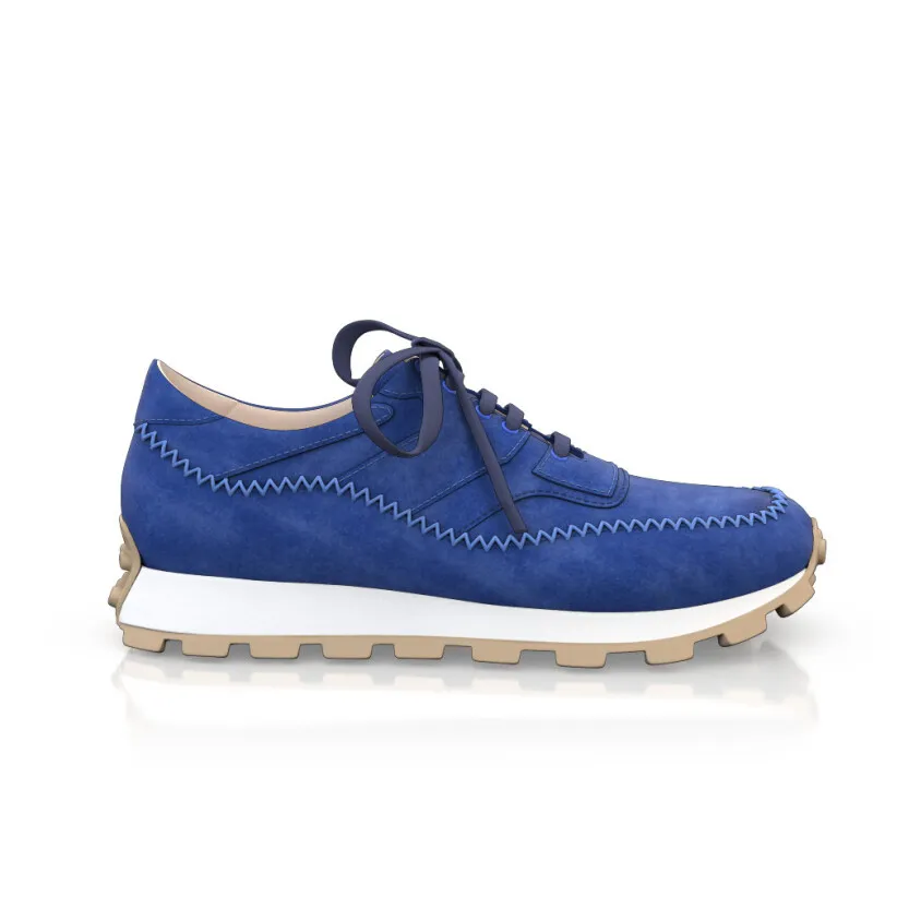 Men's Leather Running Sneakers 57166