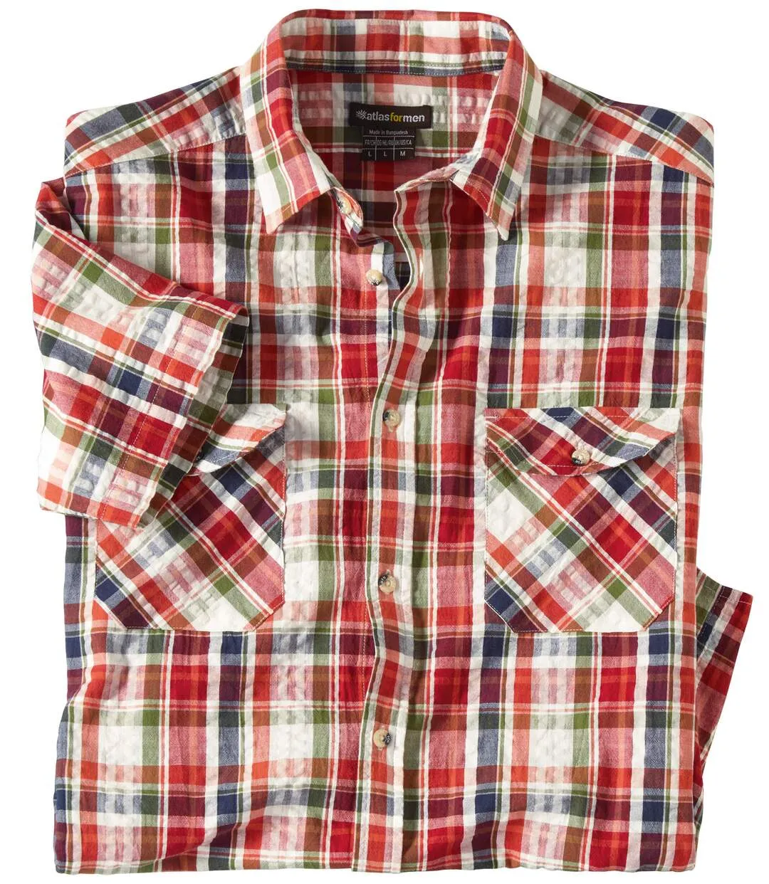 Men's Red Checked Shirt