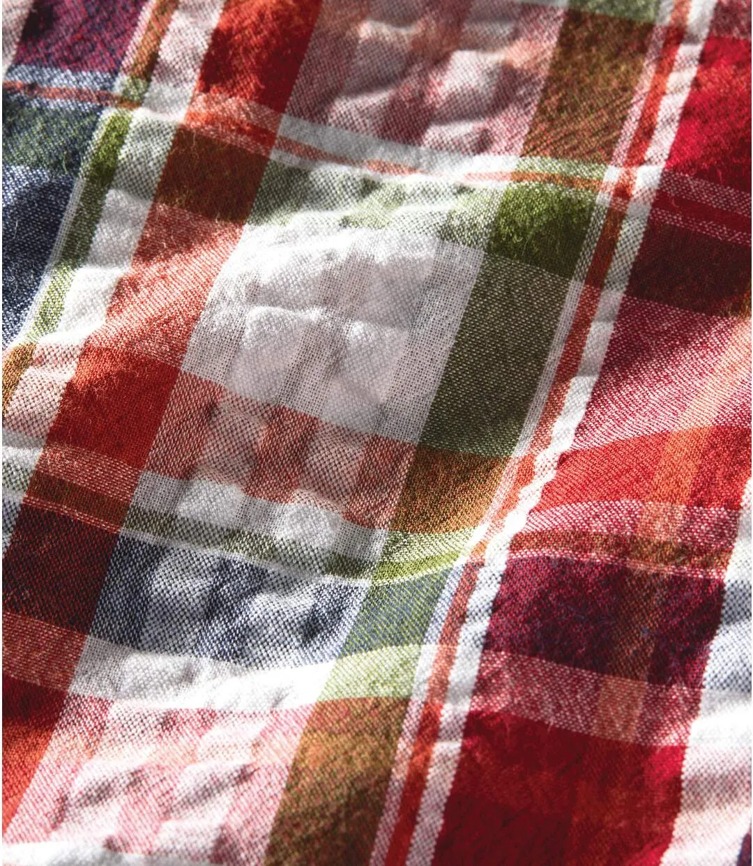 Men's Red Checked Shirt