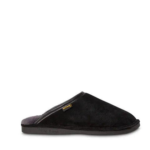  Men's Scuff Slipper in Black  