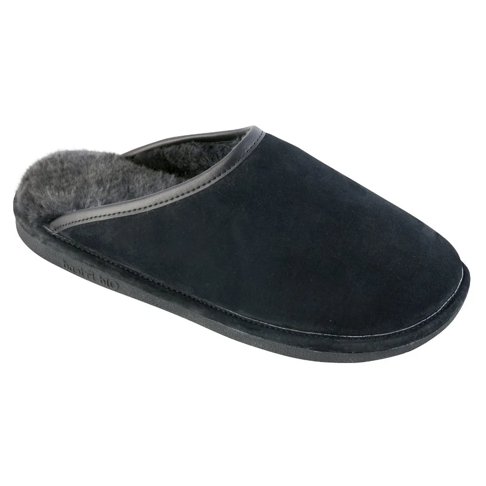  Men's Scuff Slipper in Black  