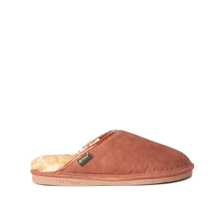  Men's Scuff Slipper in Chestnut  