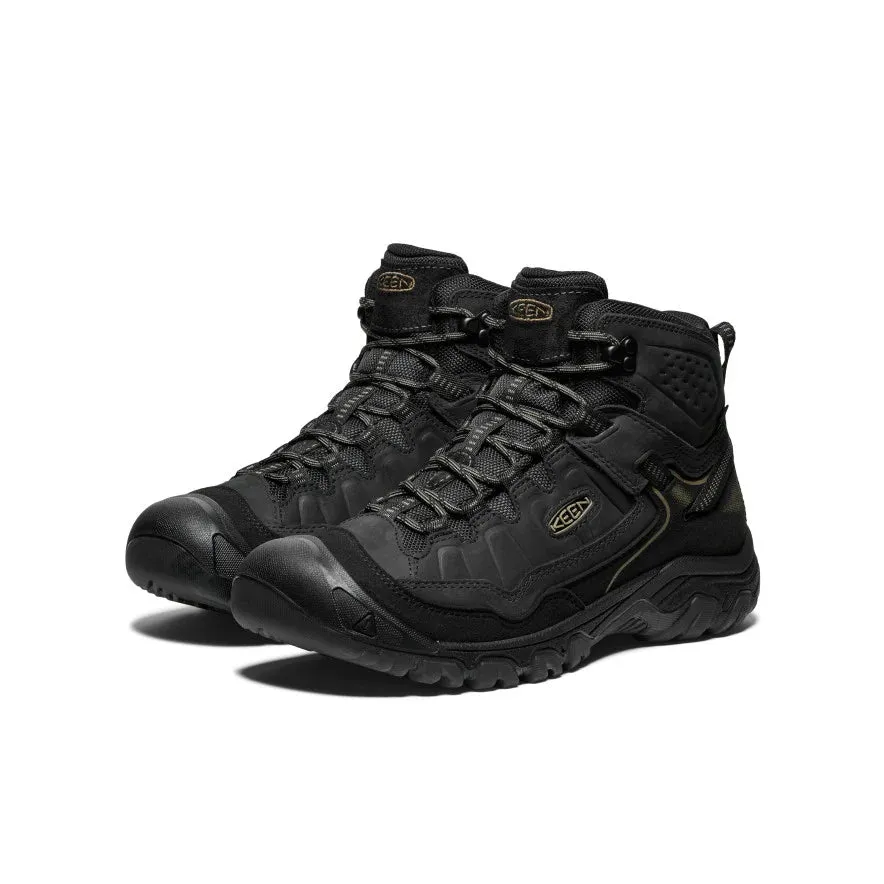  Men's Targhee IV Waterproof Low Cut Hiker in Triple Black  