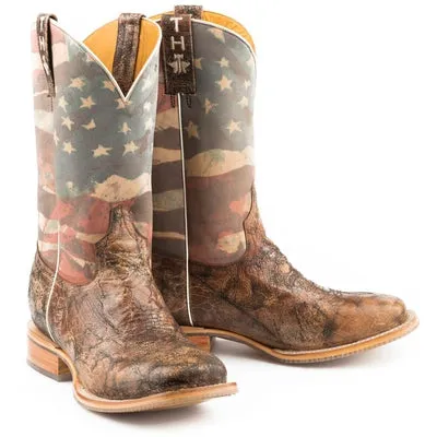 Men's Tin Haul Land Of The Free 11 Cowboy Boots by Tin Haul 14-020-0007-0386