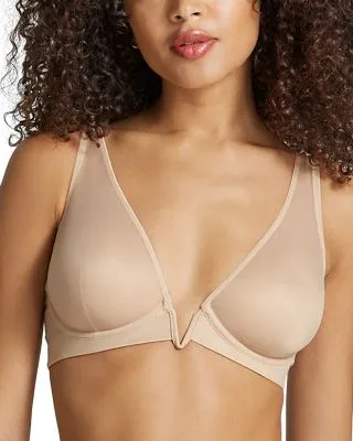 Mesh Underwire Plunge Bra