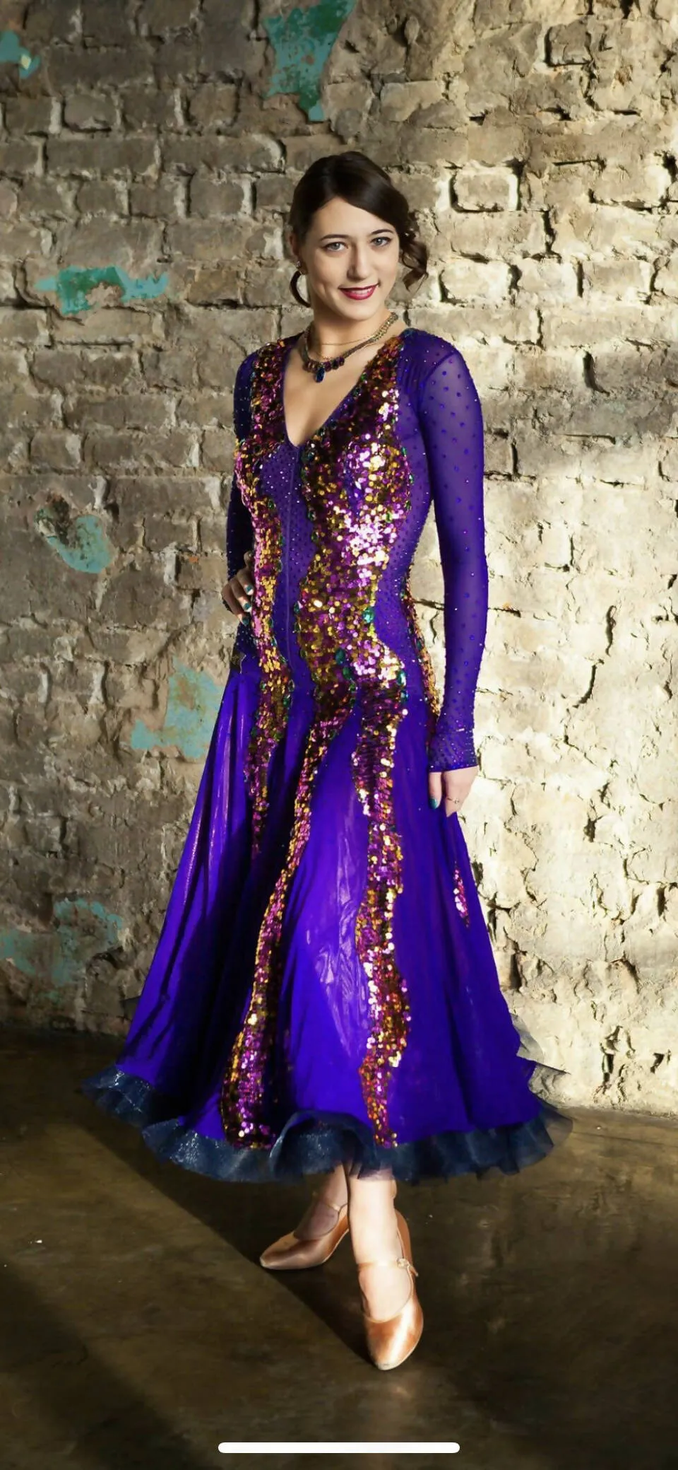 Purple Ballroom Dress: Mesmerizing Melnikoff's