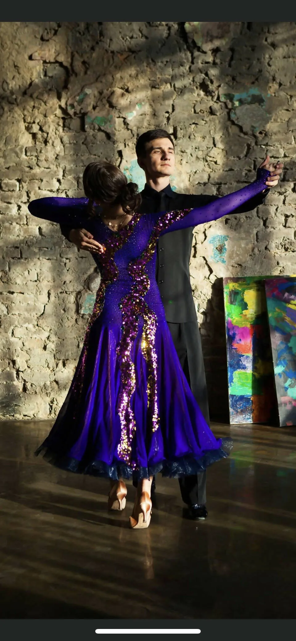 Purple Ballroom Dress: Mesmerizing Melnikoff's