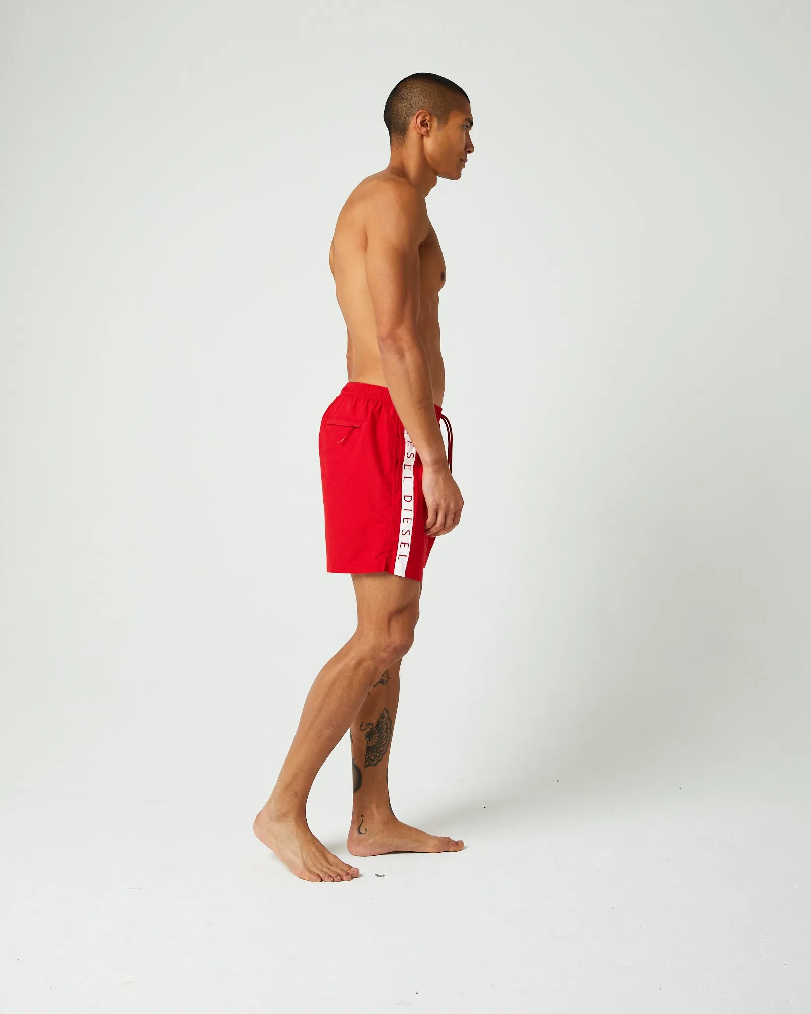 Milo Men's Red Navy Swim Shorts