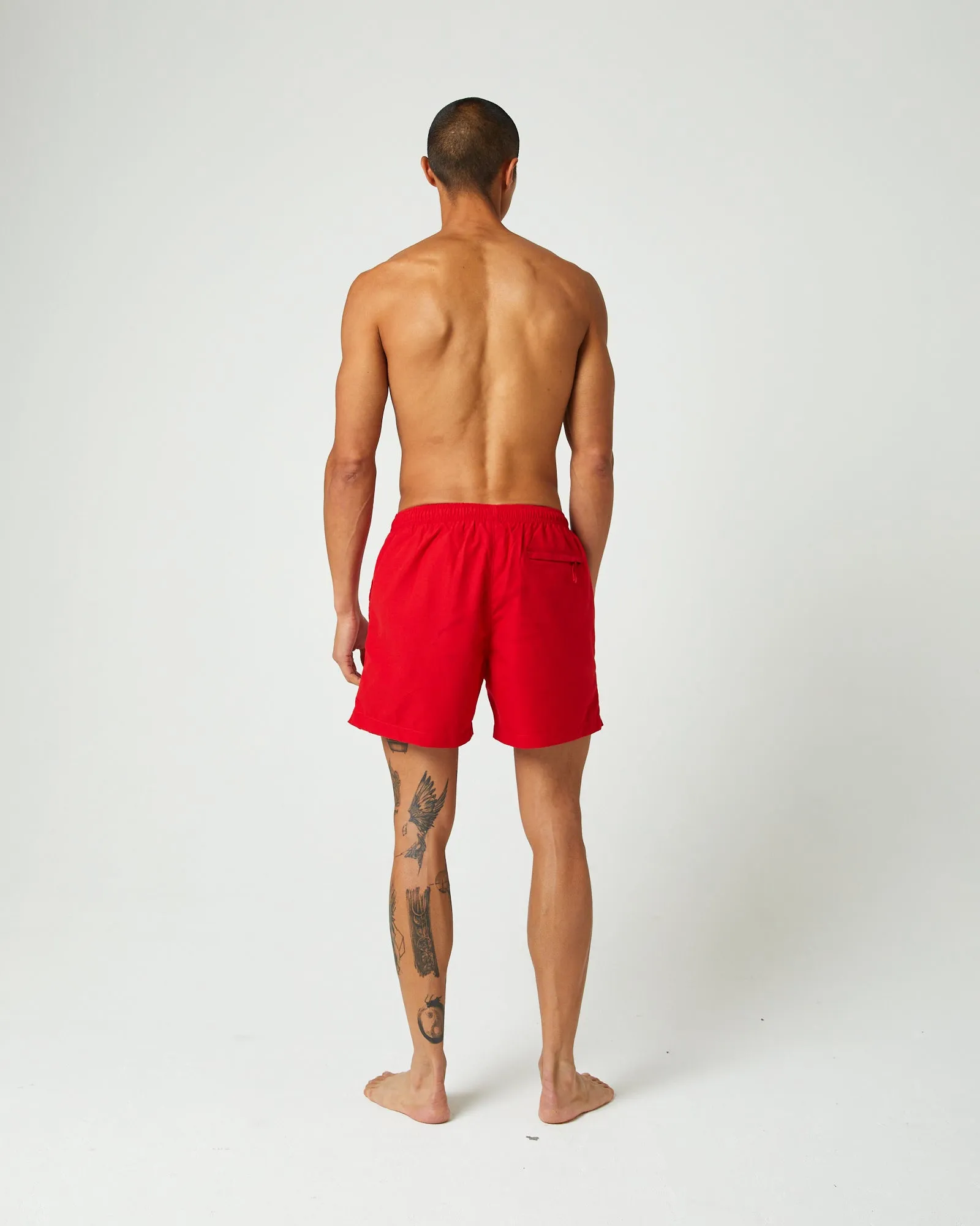 Milo Men's Red Navy Swim Shorts