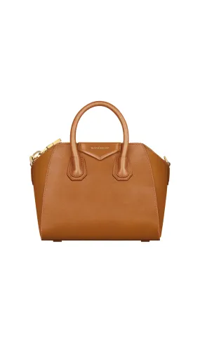 Mini Antigona Brown Leather Bag