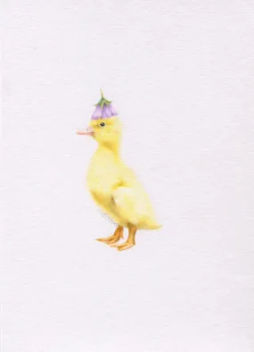 Duckling with Flower Hat 2