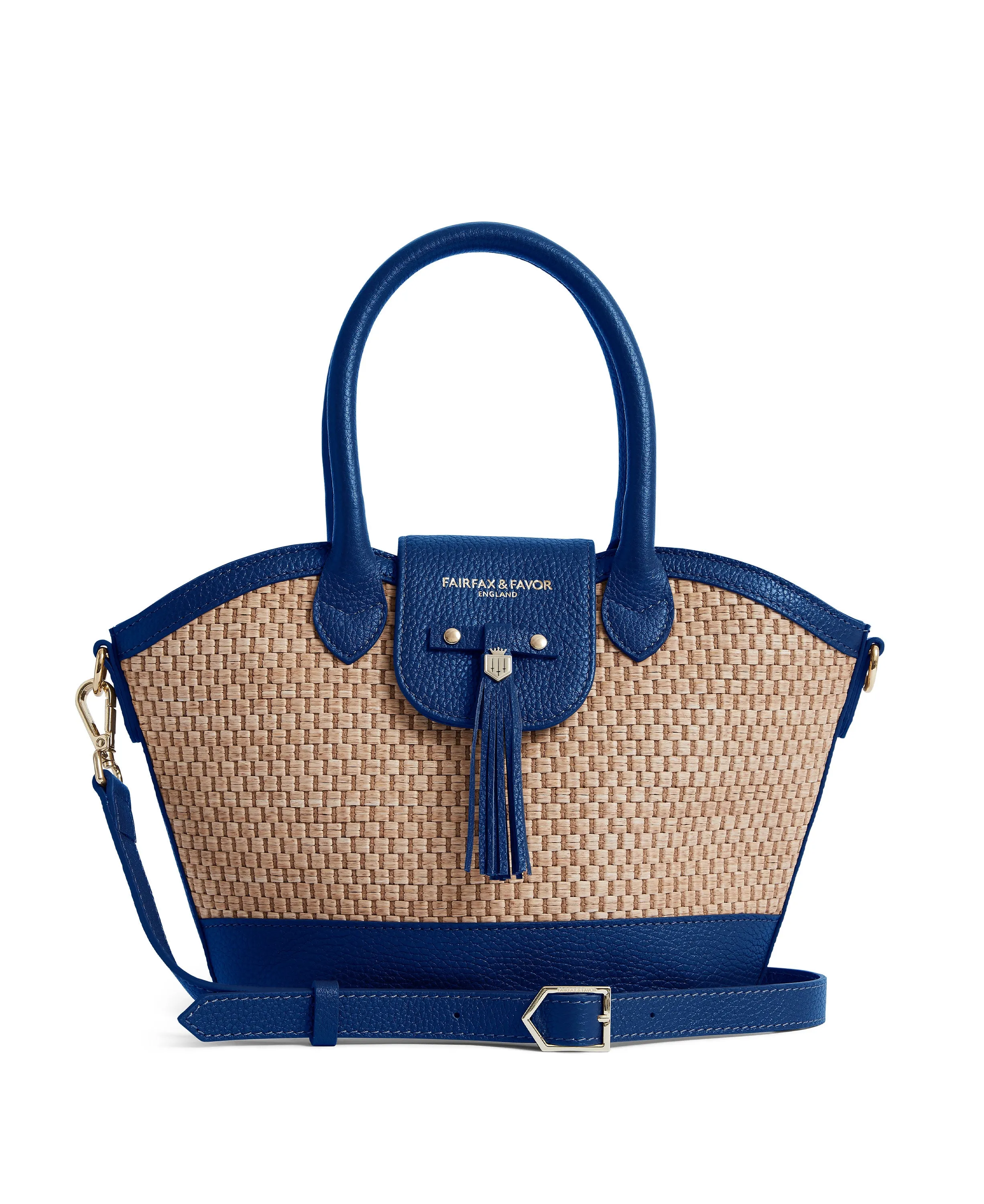 Mini Windsor Basket Bag - Porto Blue