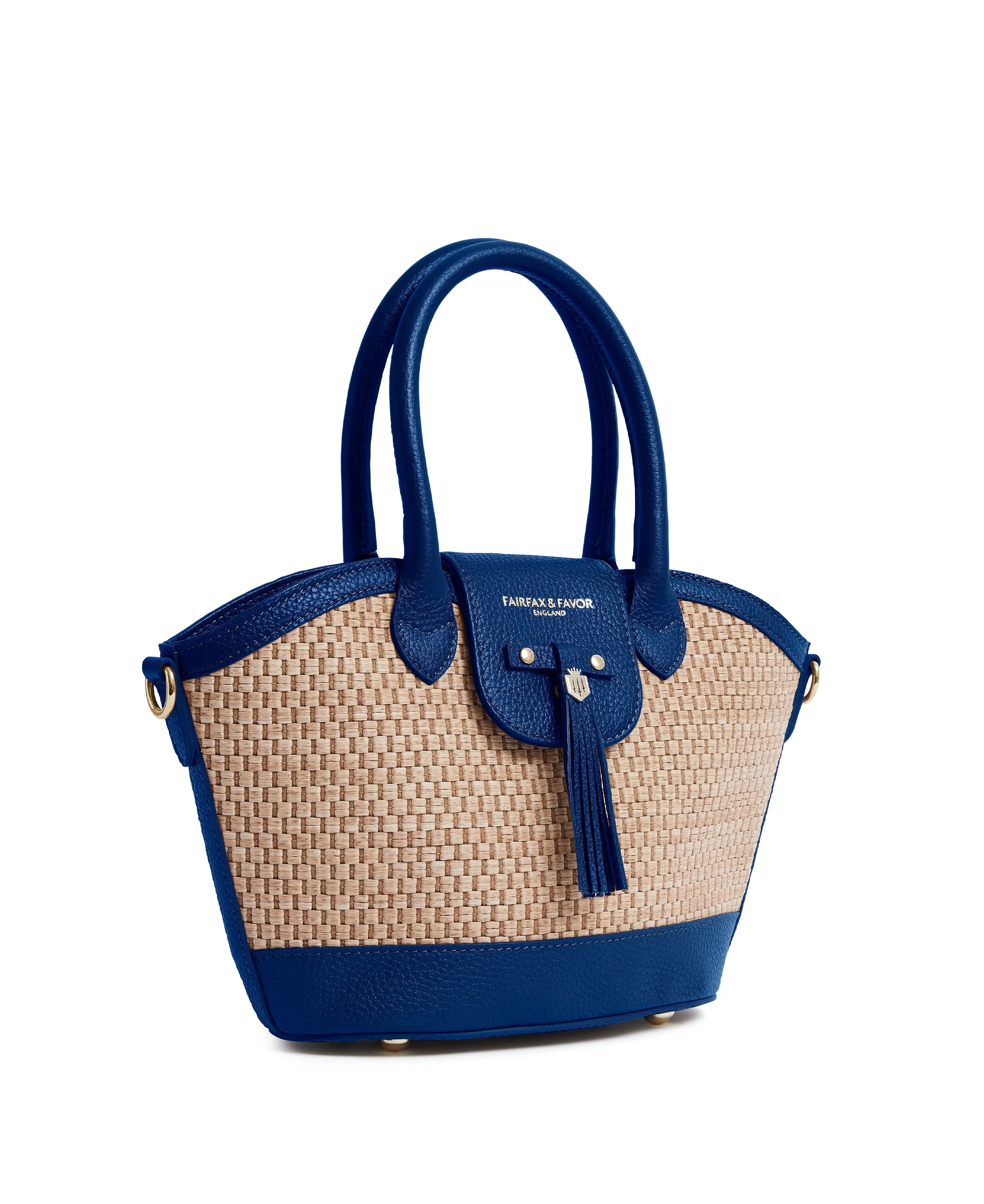 Mini Windsor Basket Bag - Porto Blue