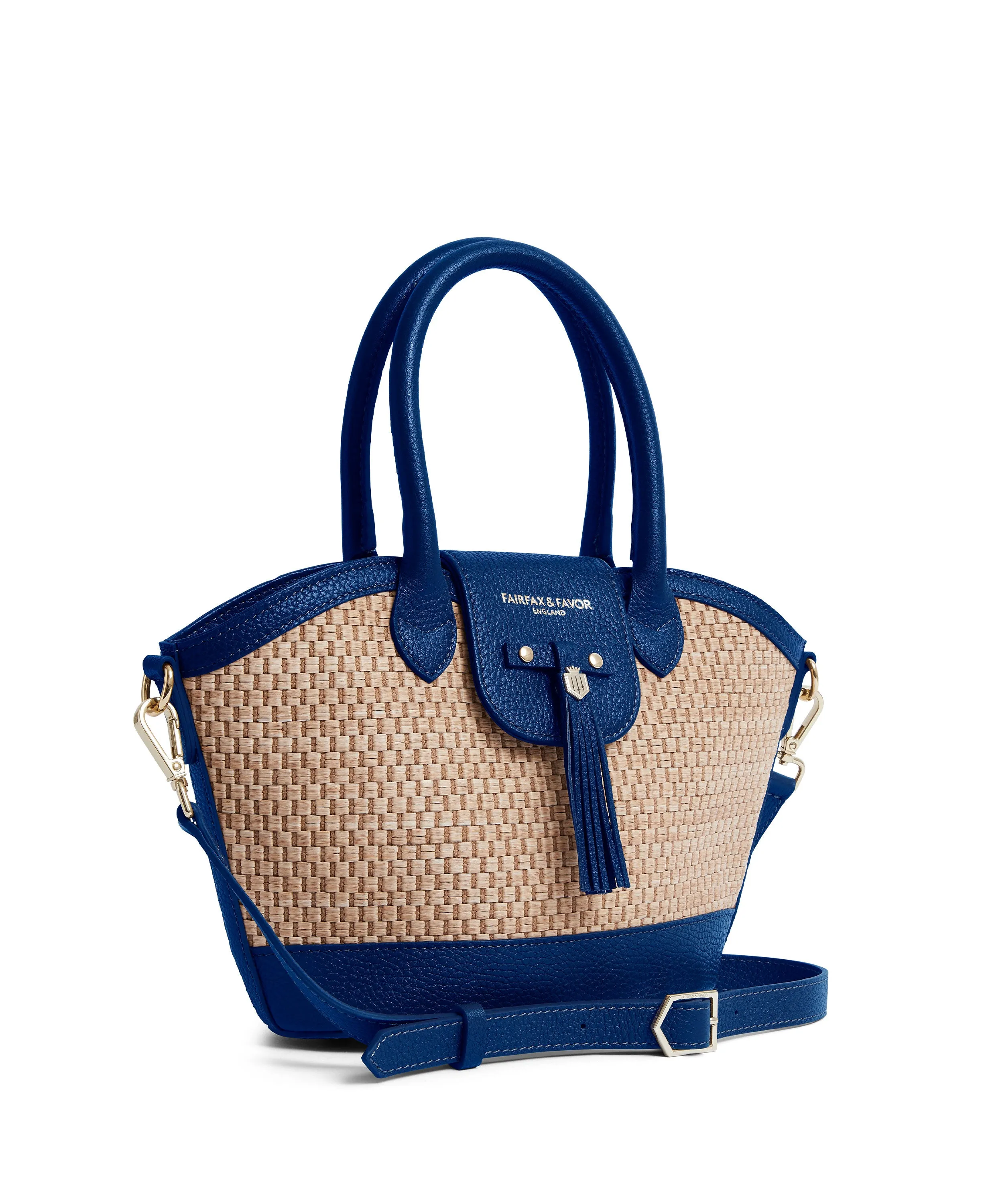 Mini Windsor Basket Bag - Porto Blue