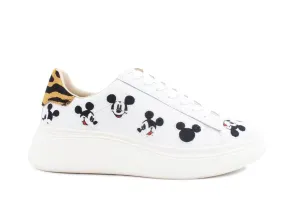 Disney Collaboration White Platform Sneaker