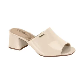 Modare Ladies Verniz Glam Low-Heel Sandals Cream