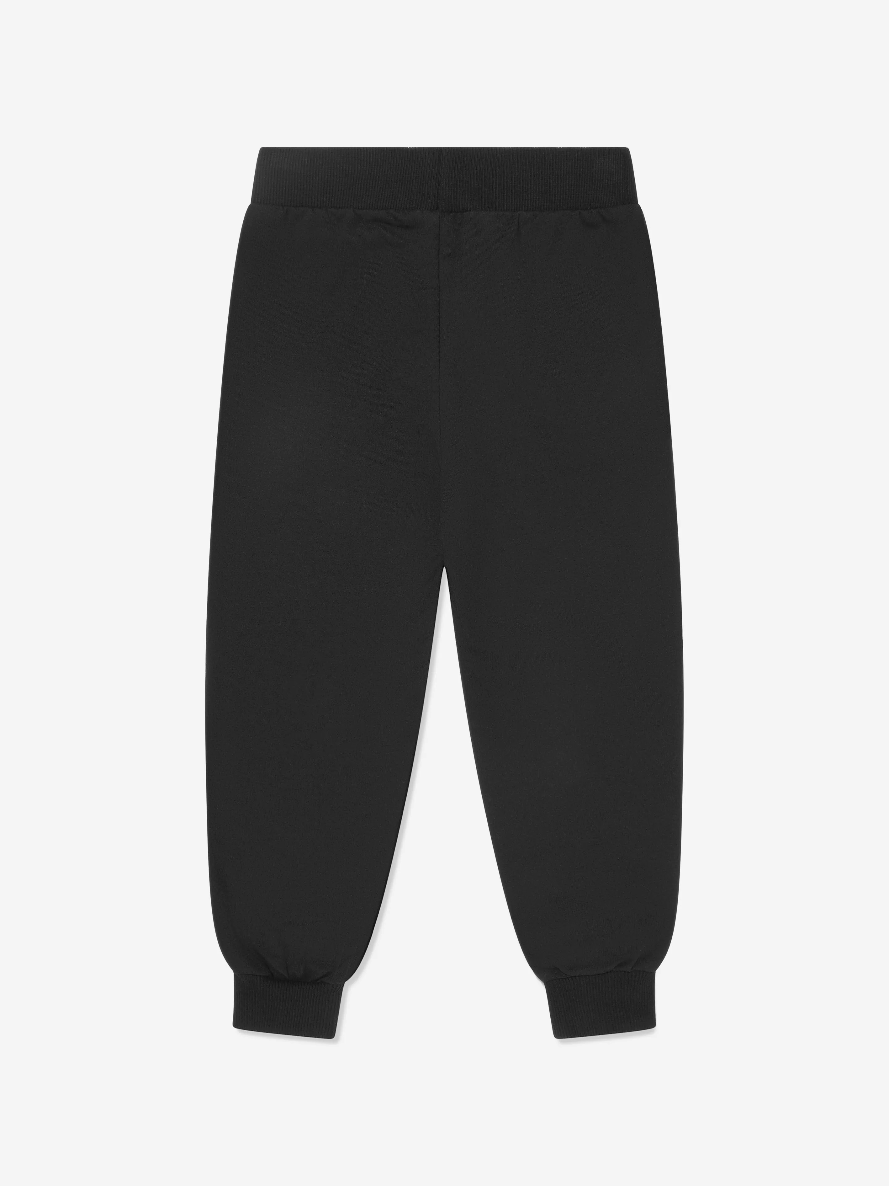 Moschino Kids Logo Joggers in Black