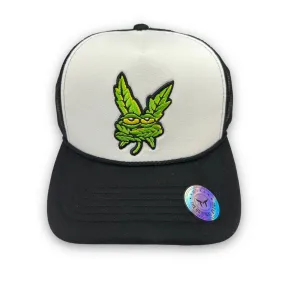 MUKA BLACK LEAF EYES TRUCKER HAT