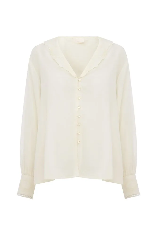 MYLAH Top - CREAM