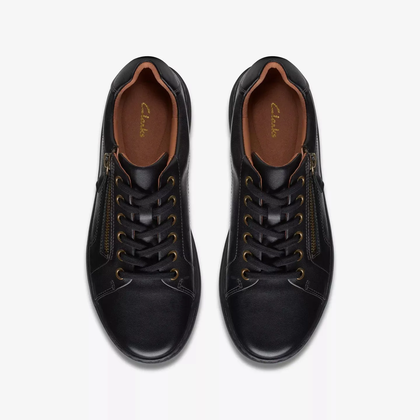  Nalle Lightweight Zip Sneaker in Black on Black  