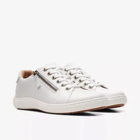  Nalle Lightweight Zip Sneaker in White  