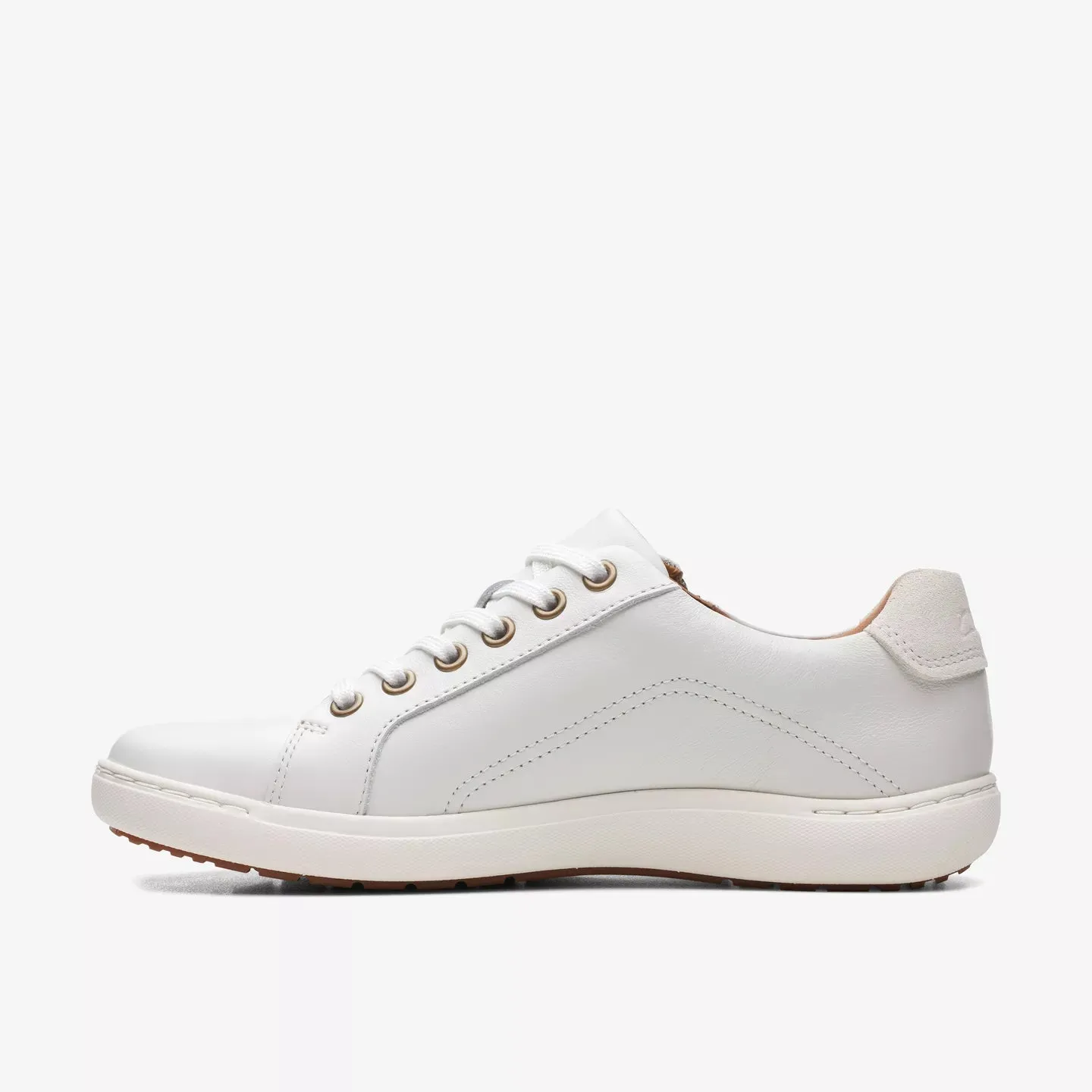  Nalle Lightweight Zip Sneaker in White  