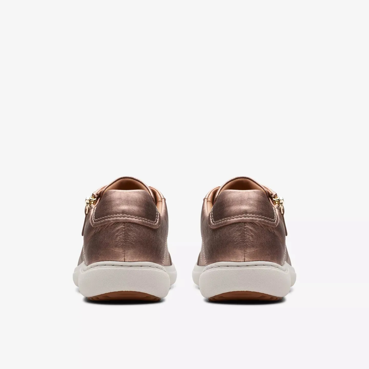  Nalle Lightweight Zip Sneaker WIDE in Rose Gold  