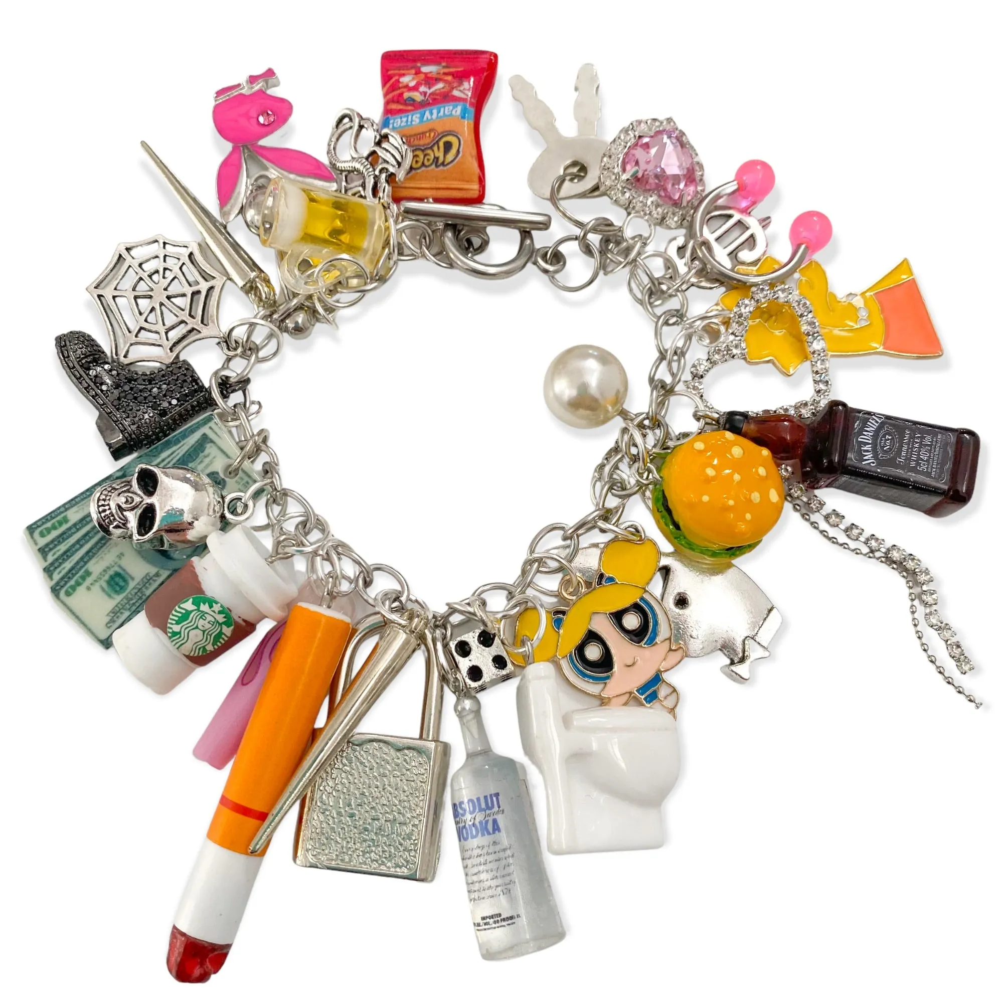 Naughty Girl Charm Bracelet