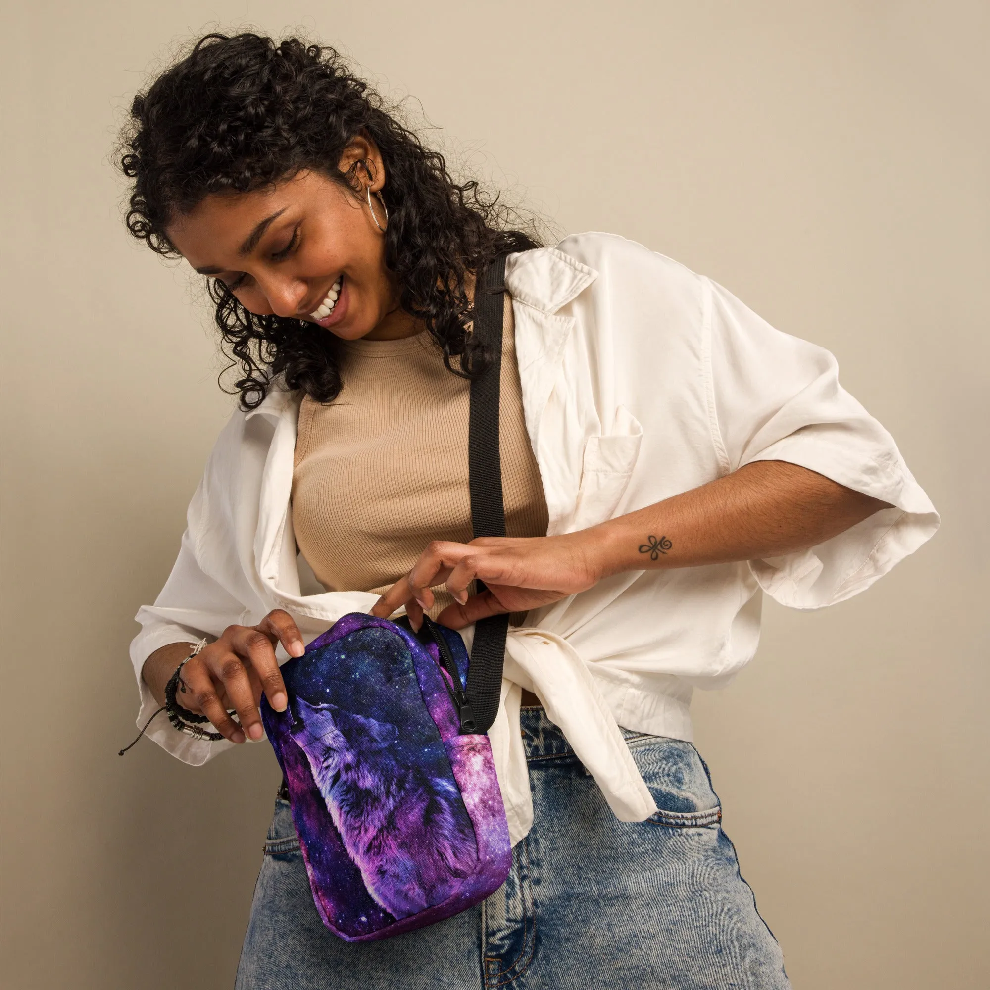 Nebula Wolf Utility Crossbody Bag