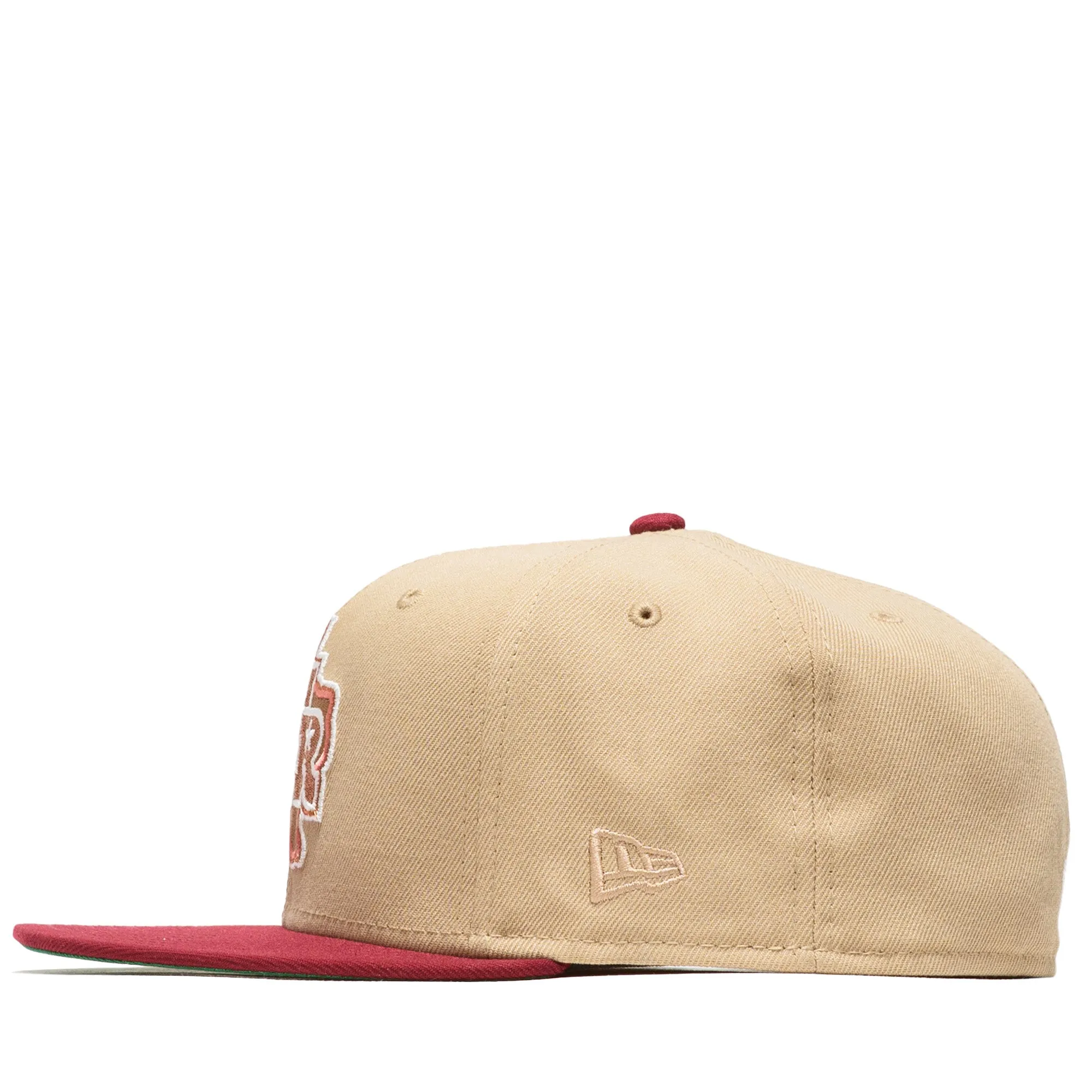 New Era x Politics Texas Rangers 59FIFTY Fitted Hat - Camel/Cardinal