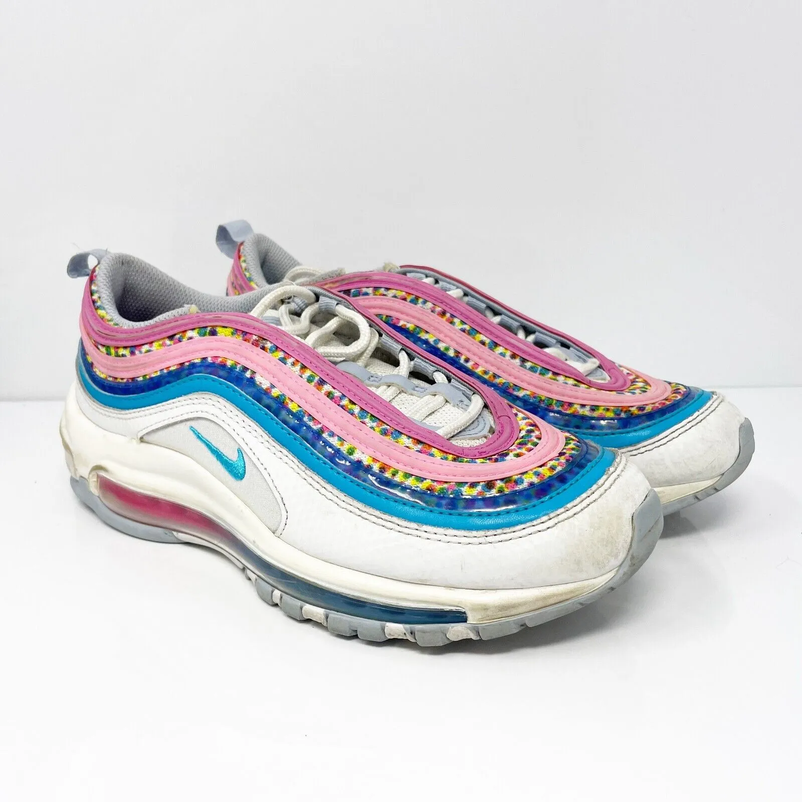 Nike Boys Air Max 97 SE DV7550-100 Multicolor Running Shoes Sneakers Size 6Y