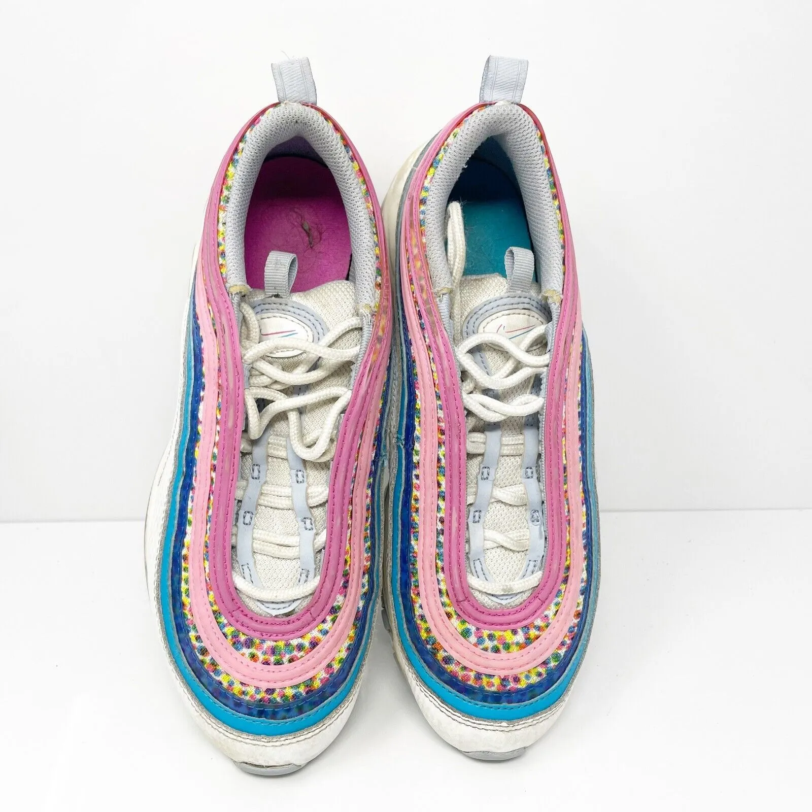 Nike Boys Air Max 97 SE DV7550-100 Multicolor Running Shoes Sneakers Size 6Y