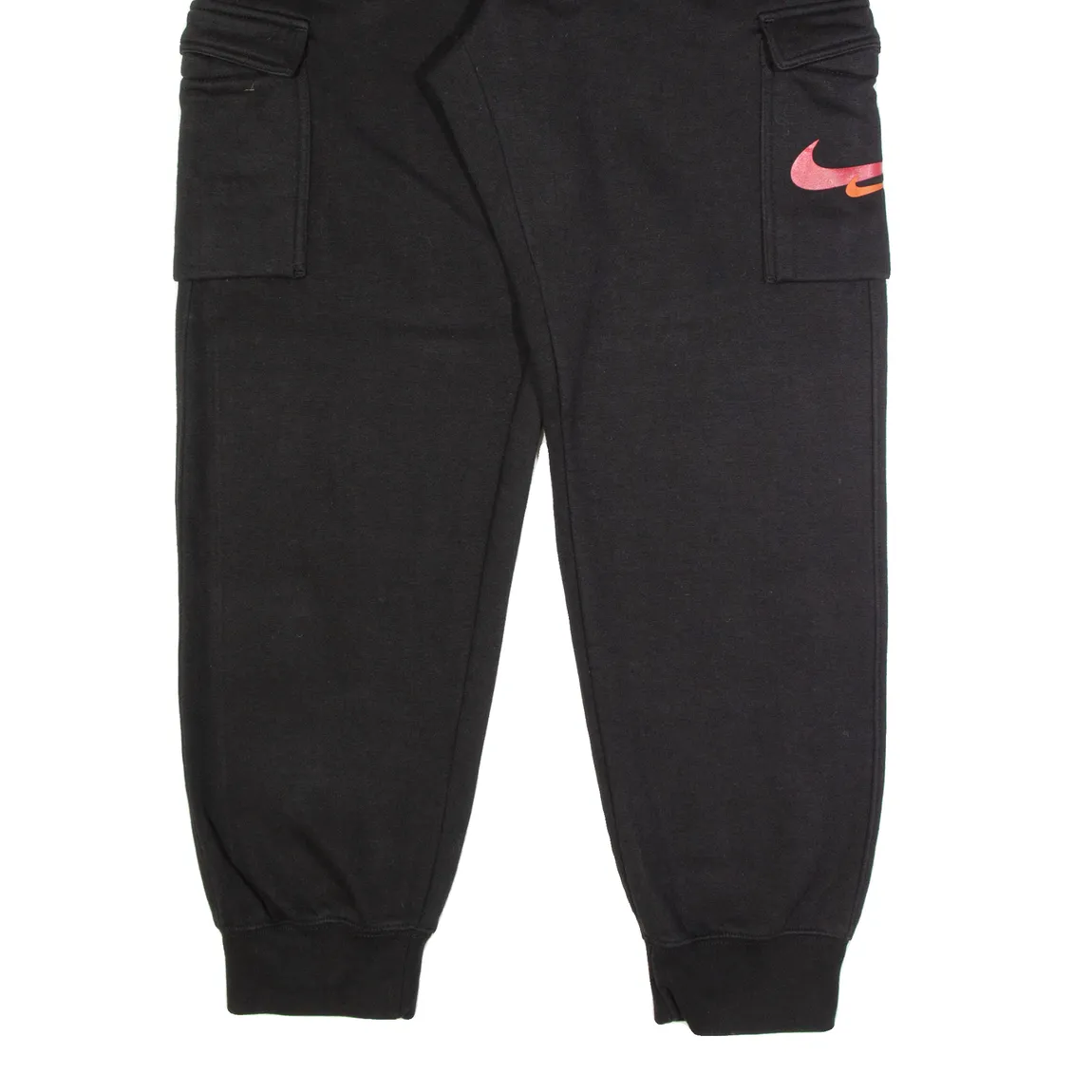 NIKE Cargo Mens Joggers Black Tapered M W30 L30